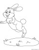 Rabbit Coloring Page