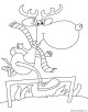 Reindeer Coloring Page