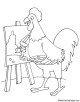 Rooster Coloring Page