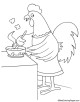 Rooster Coloring Page
