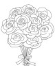 Rose Flower Coloring Page