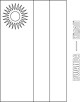 African Flags Coloring Page