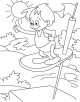 Summer Coloring Page