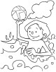 Summer Coloring Page