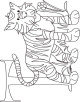 Alphabet A to Z coloring  page