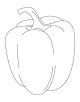 Capsicum Coloring Page
