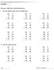 Mental Maths Worksheets Grade 3