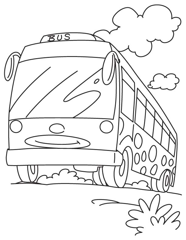 Ba se Bus coloring page Ba se Bus coloring page