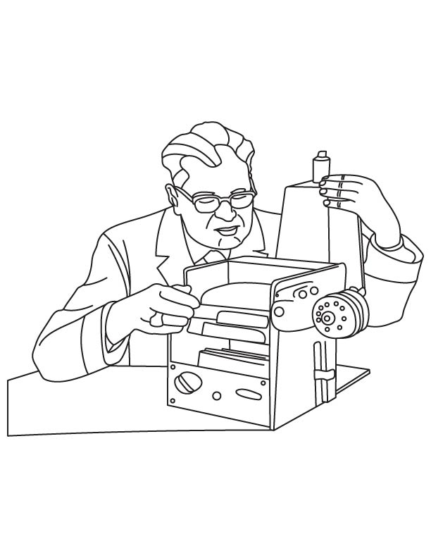 Chester Carlson coloring pages Chester Carlson coloring pages