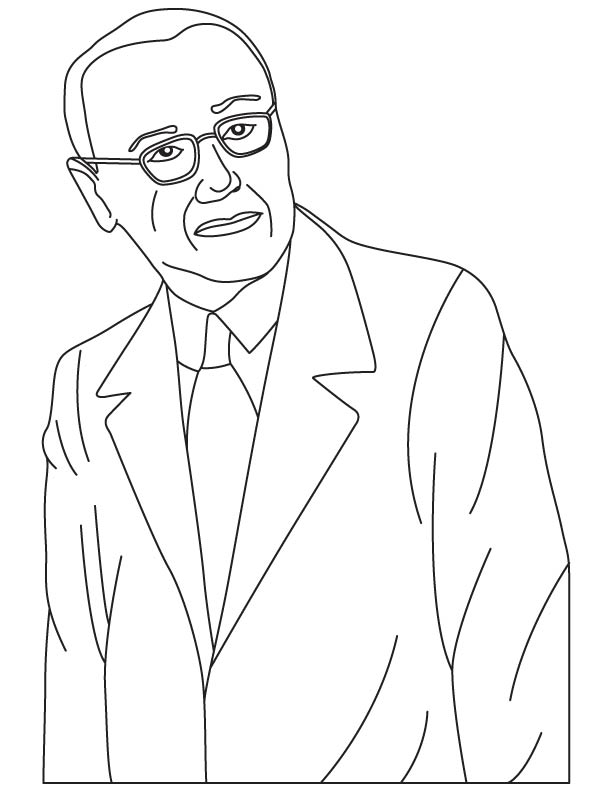 Jacques E Brandenberger coloring page Jacques E Brandenberger coloring page