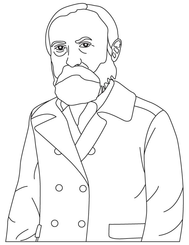 Otto Titusz Blathy coloring page Otto Titusz Blathy coloring page