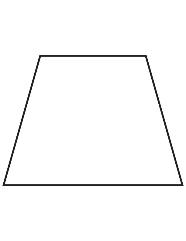 Trapezium coloring page Trapezium coloring page
