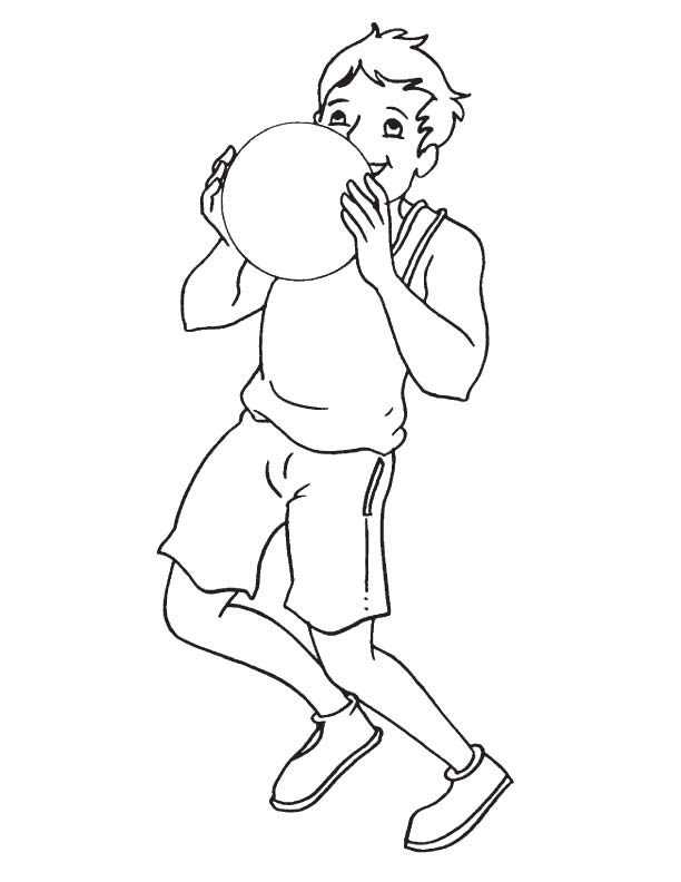 Basketball player coloring page Basketball player coloring page