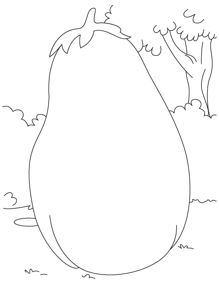 Aubergine coloring pages Aubergine coloring pages