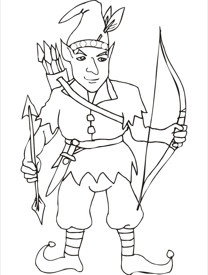 The greatest elf archer of the world coloring pages The greatest elf archer of the world coloring pages