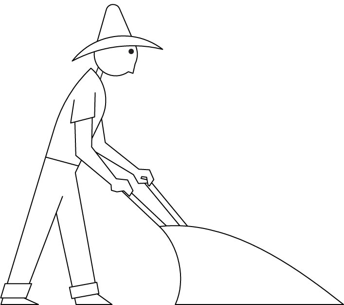 Farmer coloring page Farmer coloring page