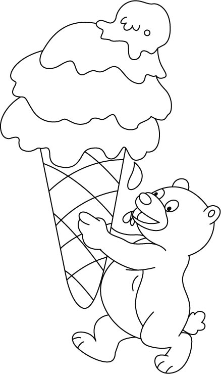 Ice cream cone coloring pages Ice cream cone coloring pages