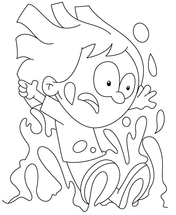 Jumping coloring page Jumping coloring page