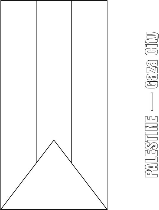 Palestine flag coloring page Palestine flag coloring page