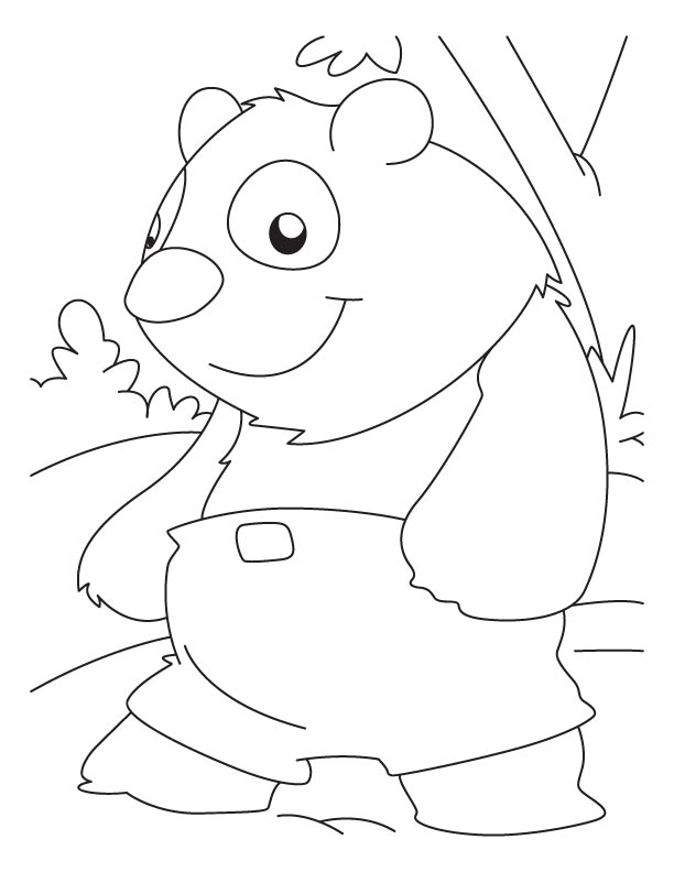 Pigmy panda coloring pages Pigmy panda coloring pages