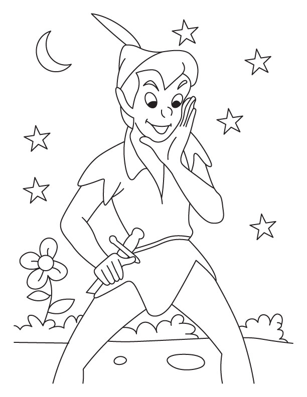 Peterpan coloring pages 1 Peterpan coloring pages 1