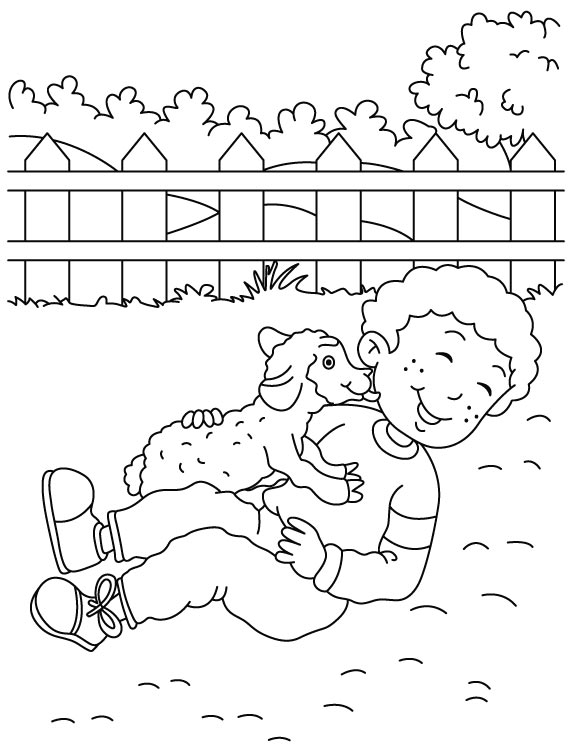 Playing coloring page Playing coloring page
