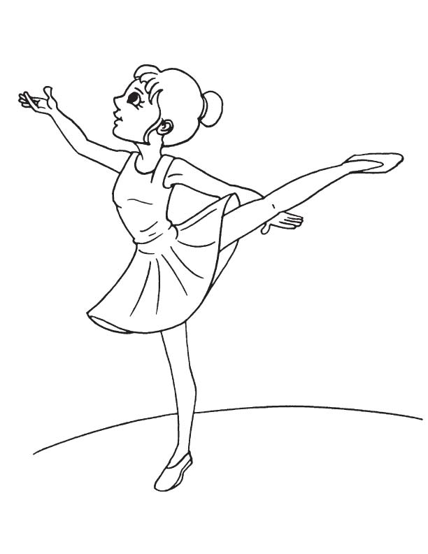 Showing ballerina coloring page Showing ballerina coloring page