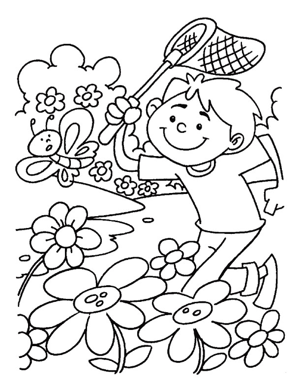 spring garden flowers coloring pages spring garden flowers coloring pages