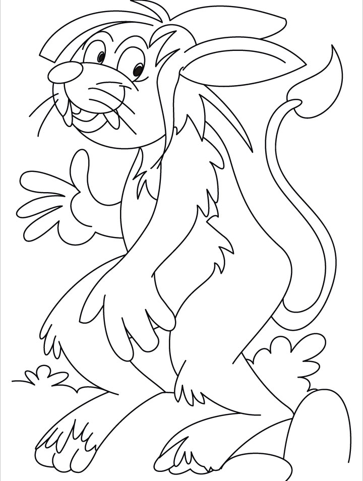 Clever troll coloring pages